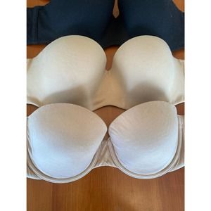 Three (3) Victoria’s Secret Strapless Bras - 36C
